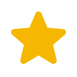 Yellow star icon on a white background.